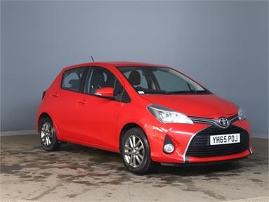 TOYOTA YARIS 1.33 VVT-i Icon 5dr Petrol - RED - YH65POJ - 5 Door Hatchback