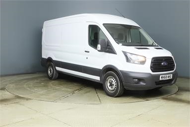 FORD TRANSIT 350 L3 DIESEL FWD 2.0 TDCi 130ps H2 Van Diesel - WHITE - MH68WHG - 5 Door Panel Van