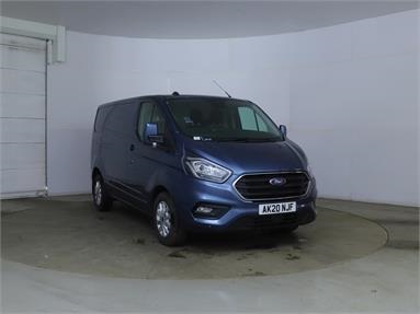 FORD TRANSIT CUSTOM 340LTD PHEV CVT 340 LIMITED ECOBOOST Petrol PHEV - Blue - AK20NJF - 2 Door Panel Van