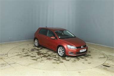 VOLKSWAGEN GOLF SV 1.6 TDI S 5dr Petrol - RED - BV64YMY - 5 Door Hatchback