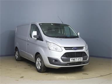 FORD TRANSIT CUSTOM 270 L1 DIESEL FWD 2.0 TDCi 130ps Low Roof Limited Van Diesel - SILVER - YN67XTD - Panel Van