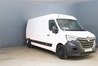 RENAULT MASTER LWB DIESEL FWD LM35dCi 135 Business+ Medium Roof Van Diesel - WHITE - YF72USJ - 5 Door Panel Van