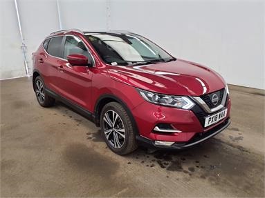 NISSAN QASHQAI HATCHBACK 1.2 DiG-T N-Connecta 5dr Xtronic Petrol - RED - PX18WAA - 5 Door Hatchback