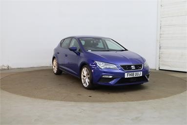 SEAT LEON 1.4 TSI 125 FR Technology 5dr Petrol - BLUE - FH18UUJ - 5 Door Hatchback