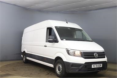VOLKSWAGEN CRAFTER CR35 LWB DIESEL FWD 2.0 TDI 140PS Trendline High Roof Van Low Roof Diesel - WHITE - YC70EDR - 5 Door Panel Van