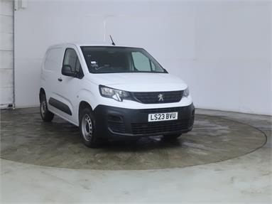 PEUGEOT PARTNER STANDARD DIESEL 1000 1.5 BlueHDi 100 Professional Premium + Van Diesel - Ice White - LS23BVU - 5 Door Panel Van