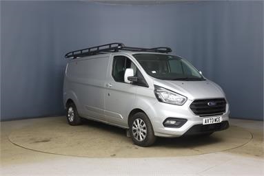 FORD TRANSIT CUSTOM 300 L2 DIESEL FWD 2.0 EcoBlue 130ps Low Roof Limited Van Diesel - MOONDUST SILVER - AV73WCE - 5 Door Panel Van