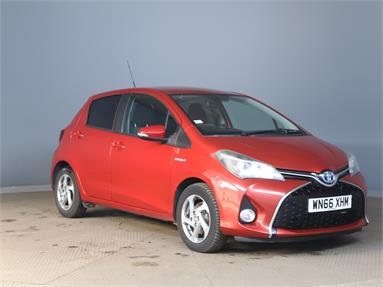 TOYOTA YARIS 1.5 Hybrid Icon 5dr CVT Petrol/Hybrid - RED - WN66XHM - 5 Door Hatchback