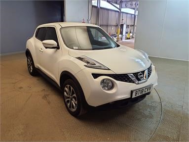 NISSAN JUKE 1.5 dCi Tekna 5dr Diesel - WHITE - BT18CVV - 5 Door Hatchback
