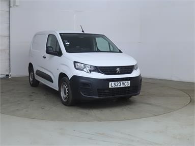 PEUGEOT PARTNER STANDARD DIESEL 1000 1.5 BlueHDi 100 Professional Premium + Van Diesel - Ice White - LS23VCG - 5 Door Panel Van