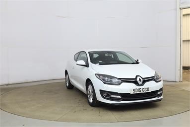 RENAULT MEGANE 1.5 dCi Dynamique TomTom Energy 3dr Diesel - WHITE - SD15GGU - 3 Door Coupe