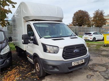FORD TRANSIT 350 L4 DIESEL FWD 2.0 TDCi 130ps 'One Stop' Luton Van Diesel - WHITE - CT18CFN - 3 Door Luton Box Body