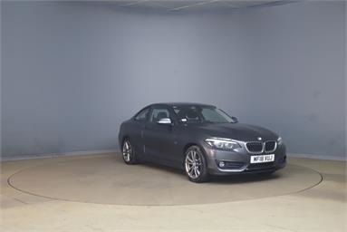 BMW 2 SERIES 218d Sport 2dr [Nav] Diesel - GREY - MF18VUJ - 2 Door Coupe