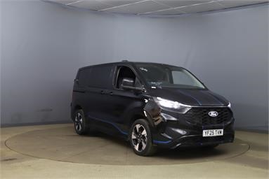 FORD TRANSIT CUSTOM 2.0 EcoBlue 170ps H1 Double Cab Van Sport Auto Diesel - BLACK - YF25TVM - 6 Door Panel Van