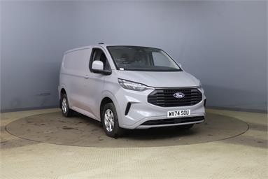 FORD TRANSIT CUSTOM 300 L1 DIESEL FWD 2.0 EcoBlue 136ps H1 Van Limited Auto Low Roof Diesel - GREY - WV74SOU - 5 Door Panel Van