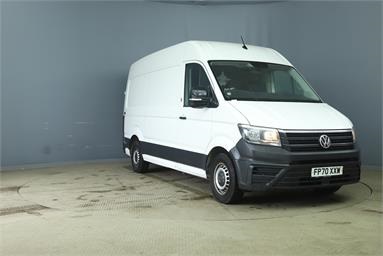 VOLKSWAGEN CRAFTER CR35 MWB DIESEL FWD 2.0 TDI 140PS Trendline High Roof Van Diesel - WHITE - FP70XXW - 5 Door Panel Van