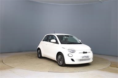 FIAT 500 87kW Icon 42kWh 3dr Auto Electric - WHITE - LV71UUJ - 3 Door Hatchback