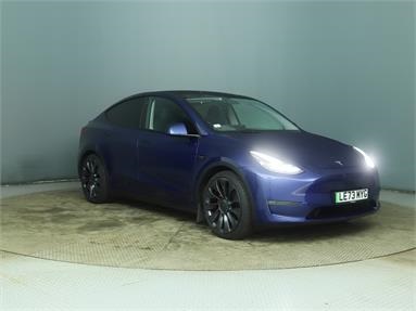 TESLA MODEL Y Performance AWD 5dr Auto Electric - BLUE - LE73MYG - 5 Door MPV