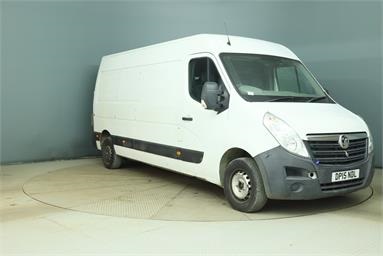 VAUXHALL MOVANO 35 L3 DIESEL FWD 2.3 CDTI H2 Van 110ps Diesel - WHITE - DP15NDL - 5 Door Panel Van