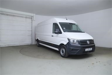 VOLKSWAGEN CRAFTER CR35 LWB DIESEL FWD 2.0 TDI 140PS Trendline High Roof Van Diesel - WHITE - GJ71YFN - 5 Door Panel Van