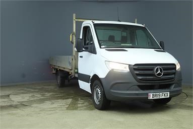 MERCEDES-BENZ SPRINTER 314CDI L3 DIESEL RWD 3.5t Dropside 7G-Tronic Diesel - WHITE - BR19FKX - 2 Door Dropside Body