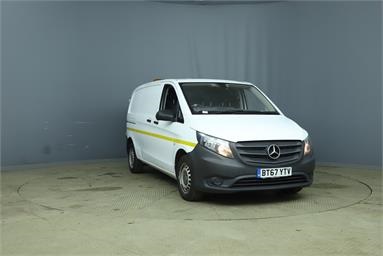 MERCEDES-BENZ VITO COMPACT DIESEL 109CDI Van Diesel - WHITE - BT67YTV - 6 Door Panel Van