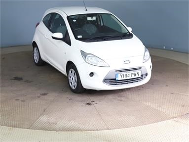 FORD KA 1.2 Edge 3dr [Start Stop] Petrol - WHITE - YH14PWN - 3 Door Hatchback