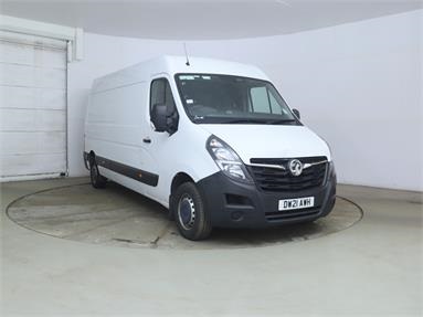 VAUXHALL MOVANO 3500 L3 DIESEL FWD 2.3 Turbo D 135ps H2 Van Diesel - WHITE - DW21AWH - 5 Door Panel Van