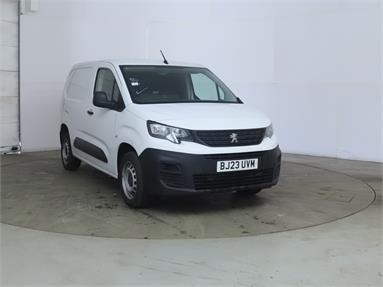 PEUGEOT PARTNER STANDARD DIESEL 1000 1.5 BlueHDi 100 Professional Premium + Van Diesel - Ice White - BJ23UVM - 5 Door Panel Van