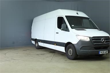 MERCEDES-BENZ SPRINTER 314CDI L3 DIESEL RWD 3.5t H2 Van Diesel - WHITE - YK20AOF - 5 Door Panel Van