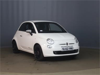 FIAT 500 1.2 Street 3dr Petrol - White - SL62YMU - 3 Door Hatchback