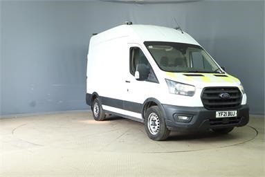 FORD TRANSIT 350 L2 DIESEL RWD 2.0 EcoBlue 130ps H3 Leader Van Diesel - WHITE - YF21BUJ - 5 Door Panel Van
