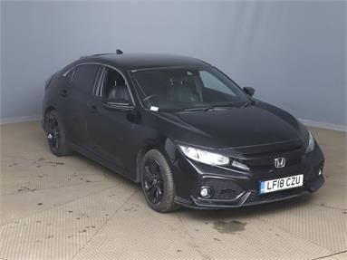 HONDA CIVIC 1.0 VTEC Turbo EX 5dr CVT Petrol - BLACK - LF18CZU - 5 Door Hatchback