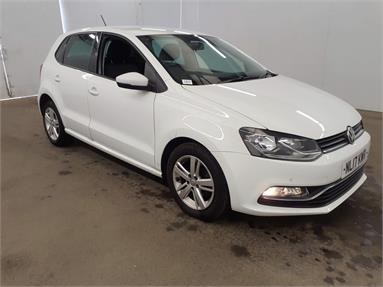 VOLKSWAGEN POLO 1.0 Match 5dr Petrol - WHITE - NL17KWR - 5 Door Hatchback