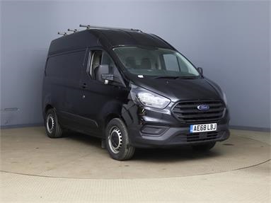 FORD TRANSIT CUSTOM 320 L1 DIESEL FWD 2.0 TDCi 130ps High Roof Van High Roof Diesel - BLACK - AE68LBJ - 5 Door Panel Van