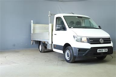 VOLKSWAGEN CRAFTER CR35 MWB DIESEL 4MOTION 2.0 TDI 177PS Startline Chassis Cab Diesel - WHITE - WN68YSW - 2 Door Dropside Body