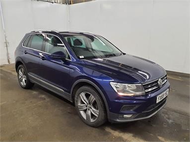 VOLKSWAGEN TIGUAN DIESEL ESTATE 2.0 TDi 150 4Motion Match 5dr DSG Diesel - BLUE - FX69YSZ - 5 Door Estate