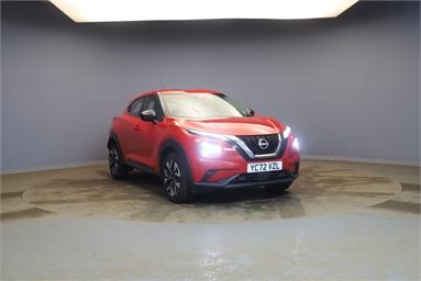 NISSAN JUKE 1.0 DiG-T 114 Acenta 5dr DCT Petrol - RED - YC72VZL - 5 Door Hatchback