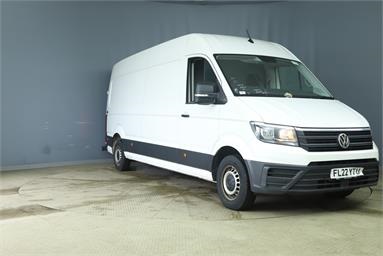 VOLKSWAGEN CRAFTER CR35 LWB DIESEL FWD 2.0 TDI 140PS Startline Business H/Roof Van Auto Diesel - WHITE - FL22YTU - 5 Door Fridge Panel Van