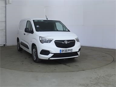 VAUXHALL COMBO CARGO L1 DIESEL 2300 1.5 Turbo D 100ps H1 Sportive Van Diesel - WHITE - DY20PYZ - 5 Door Panel Van