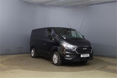 FORD TRANSIT CUSTOM 280 L1 DIESEL FWD 2.0 EcoBlue 130ps Low Roof Limited Van Diesel - BLACK - YO19AVD - 5 Door Panel Van