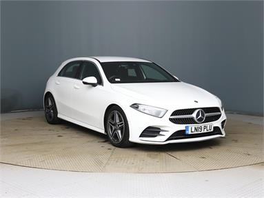MERCEDES-BENZ A CLASS A200 AMG Line 5dr Petrol - WHITE - LN19PLU - 5 Door Hatchback