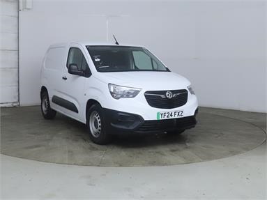 VAUXHALL COMBO CARGO L1 ELECTRIC 2300 100kW Prime 50kWh H1 Van Auto Electric - WHITE - YF24FXZ - 5 Door Panel Van