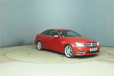 MERCEDES-BENZ C CLASS C250 CDI AMG Sport Edition 2dr Auto Diesel - Red - WD15HVN - 2 Door Coupe