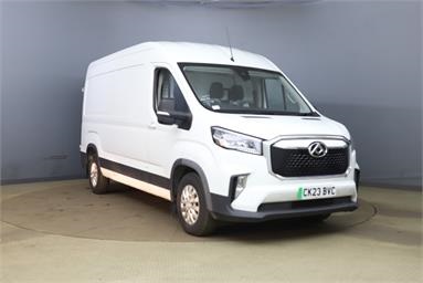 MAXUS E DELIVER 9 LWB ELECTRIC FWD 150kW High Roof Van 88.5kWh N2 Auto Electric - WHITE - CK23BVC - 5 Door Panel Van