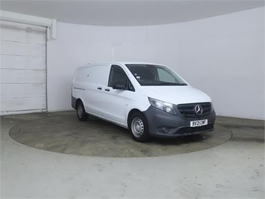 MERCEDES-BENZ VITO L2 DIESEL RWD 114CDI Progressive Van 9G-Tronic Diesel - WHITE - BV21CMF - 4 Door Panel Van