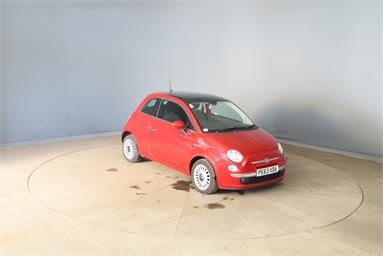 FIAT 500 1.2 Lounge 3dr Petrol - RED - PE63XDA - 3 Door Hatchback