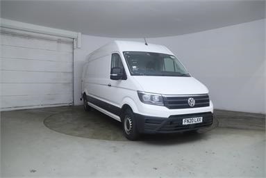 VOLKSWAGEN CRAFTER CR35 LWB DIESEL FWD 2.0 TDI 140PS Startline High Roof Van Diesel - WHITE - FN20LXX - 5 Door Fridge Panel Van