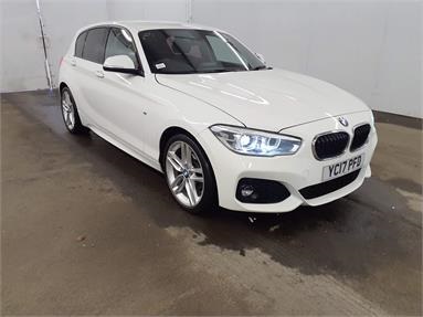 BMW 1 SERIES 116d M Sport 5dr [Nav] Step Auto Diesel - WHITE - YC17PFD - 5 Door Hatchback