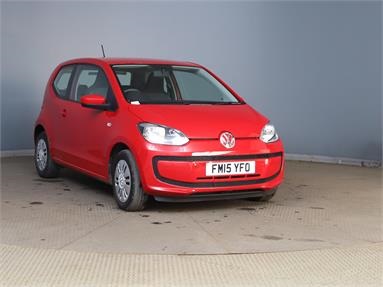 VOLKSWAGEN UP 1.0 Move Up 3dr Petrol - RED - FM15YFO - 3 Door Hatchback